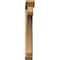 Ekena Millwork Legacy Slat Rough Sawn Bracket w/ Offset Brace, Western Red Cedar, 6"W x 40"D x 44"H BKT0604X40X44LEC06RWR - alternate 2